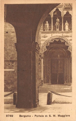 Cartolina bergamo portale - cartolina,