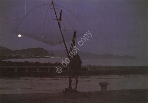 Cartolina terracina notturno - cartolina,