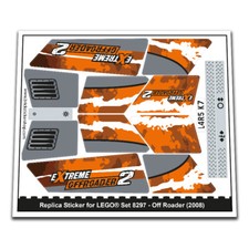Adesivo di ricambio per set 8297 - fuoristrada