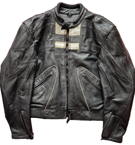 Giacca pelle moto harro - pelle,