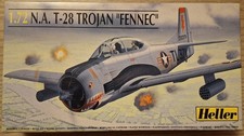 N.A. T-28 TROJAN "FENNEC" 1:72 HELLER Kit di montaggio doppio