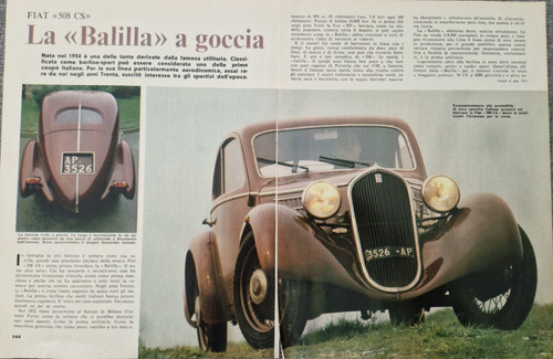 Fiat 508 balilla goccia - fiat,