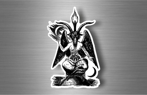 Adesivo sticker baphomet - adesivo,