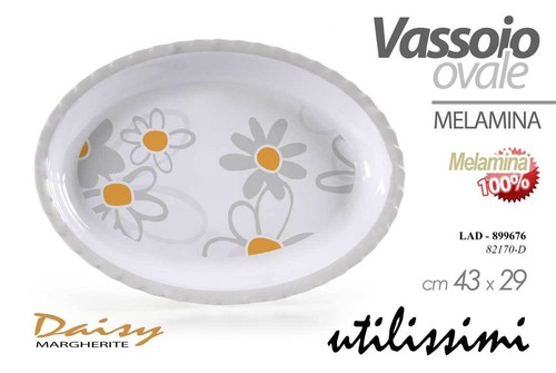 Vassoio ovale melamina - ovale,