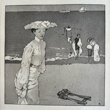 Raoul Du Gardier gravure eau