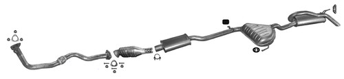 Silenziatore scarico fiat - silenziatore,