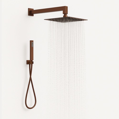 Set per doccia soffione quadro - set,
