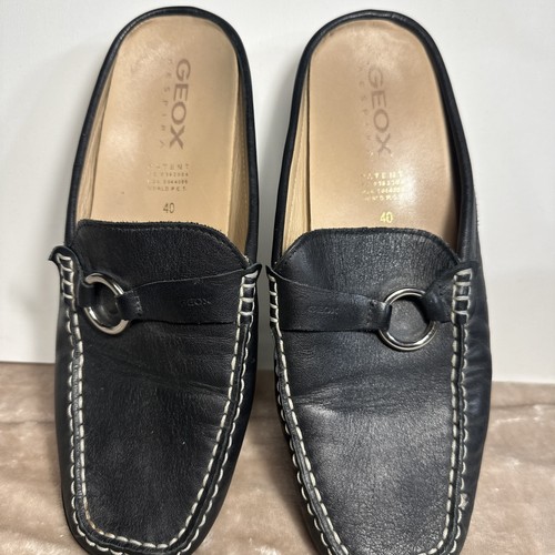 Geox respira black leather - respira,