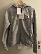Felpa/Zip Moncler Grigio