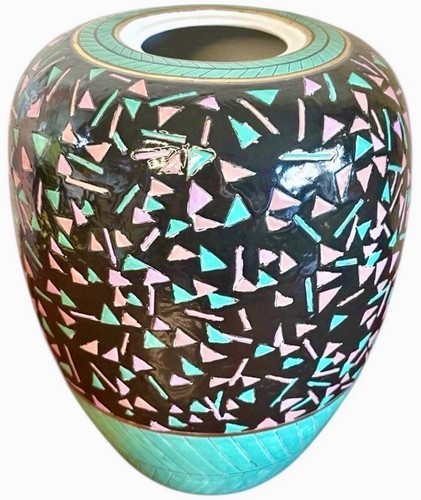 Vaso stile memphis anni - vaso,