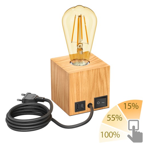 Lampada tavolo hito in - lampada,