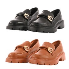 Women eco leather loafers - eco,