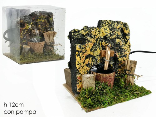 Ambientazione presepe fontana - ambientazione,