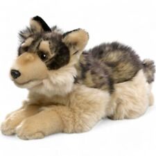 Lupo sdraiato circa 38 cm di lunghezza peluche, peluche