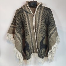 Poncho unisex con cappuccio