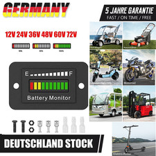 12V-72V LCD Anzeige Volt