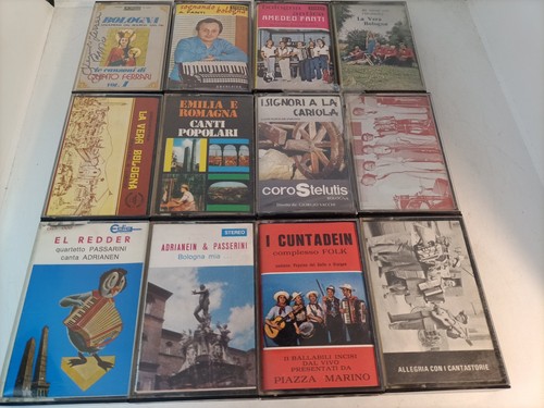 Lotto 12x musicassette bologna - lotto,