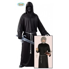 Costume Cavaliere Oscuro Morte Frate Halloween Carnevale Nazgul