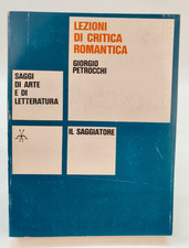 LEZIONI DI CRITICA ROMANTICA