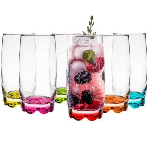 Bicchieri vetro set 380 - vetro,