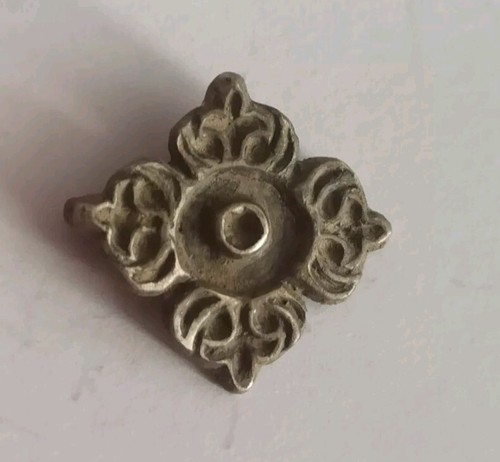 Applique floreale argento - applique,
