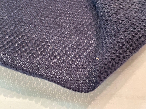 Tessuto cotone rete - in, blu