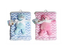 2 x Morbide Coperte Neonato