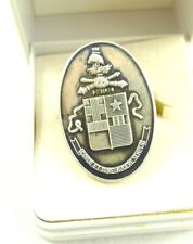 ANELLO MILITARE DA UOMO IN ARGENTO STEMMA ARTIGLIERIA 11° CREMONA LEGNANO