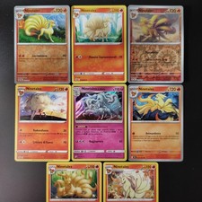 Ninetales Pokemon Lotto Collezione Italiano Reverse Holo e Holo Sole Luna