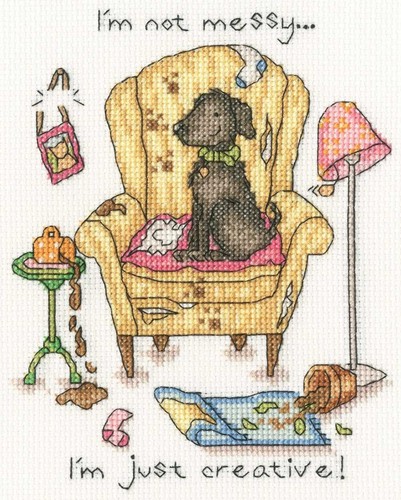 Kit punto croce mucky pup - mucky, ~