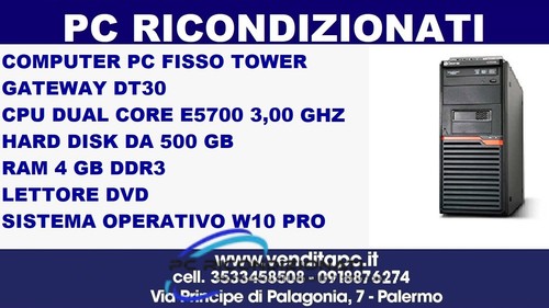 Computer fisso acer - computer, gateway