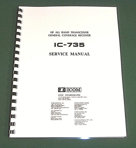 Icom 735 manuale - ic-735,
