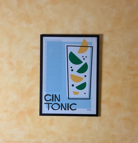 Quadro con tela - , cornice