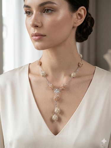 Collana cravatta fatto mano - fatto, a