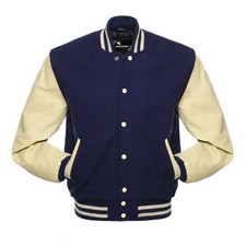 Giacca Bomber College Blu Navy