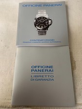 Officine Panerai Libretto di