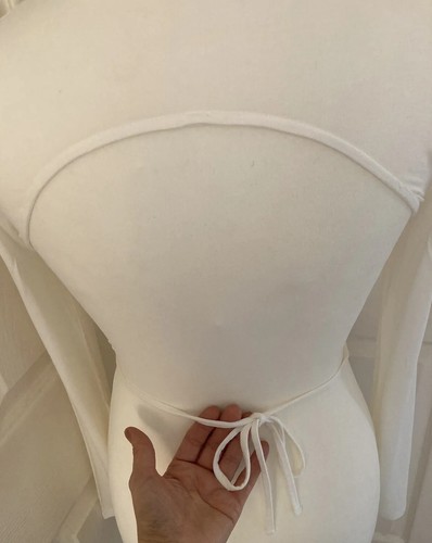 Top donna diviso bianco - top,