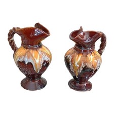 Coppia di vasi in ceramica