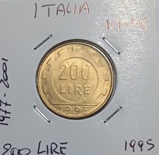 Italia 200 lire, 1995   -  km