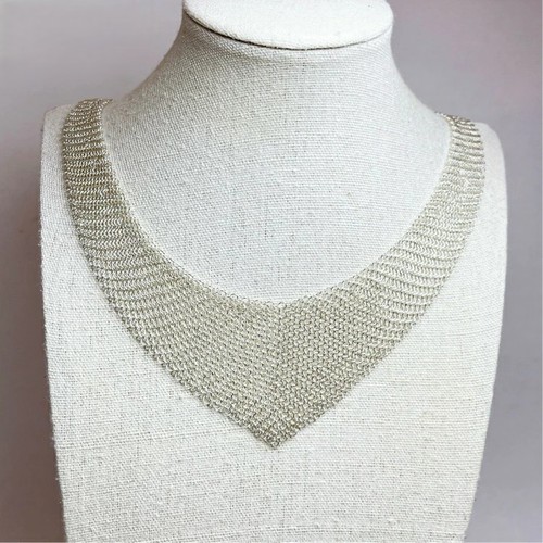 Collana sciarpa maglia