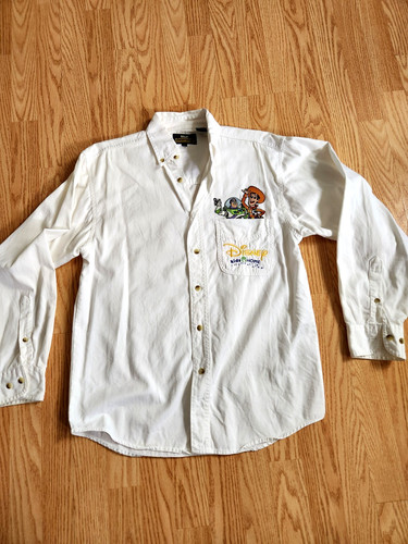 Camicia bianca vintage disney - camicia,