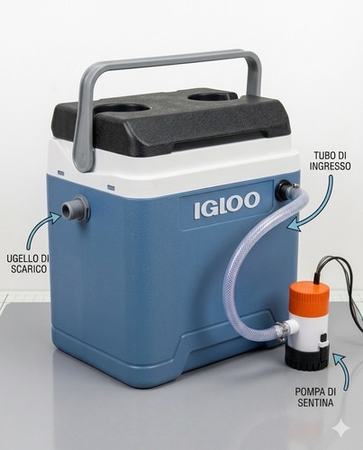 Vasca del vivo igloo - con, pompa