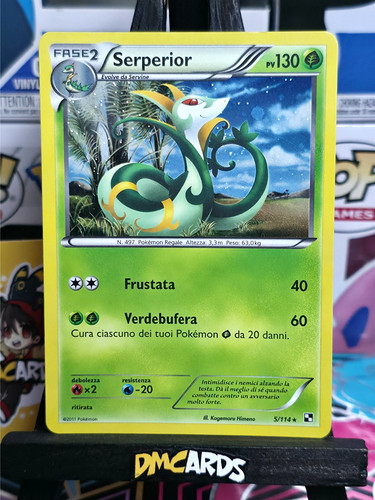 Pokemon serperior 114 - pokemon, rara