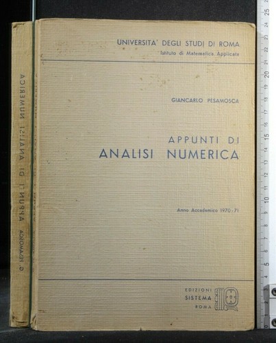 Appunti analisi numerica - appunti,