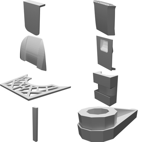 Kit scafo idroplano - rc, 3