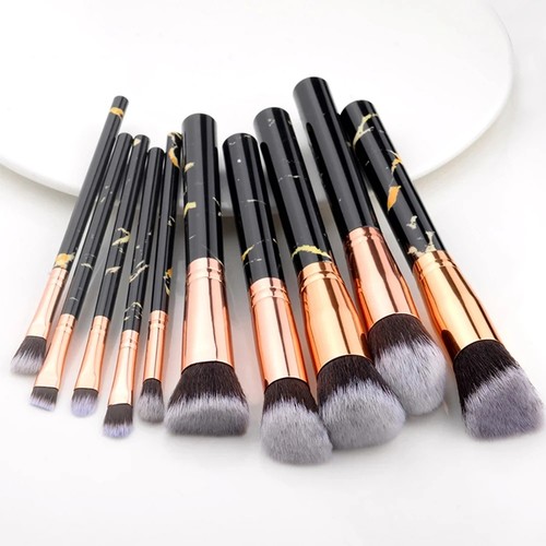 Set pennelli trucco kabuki - set, 10