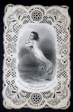 Image pieuse  dentelle canivet