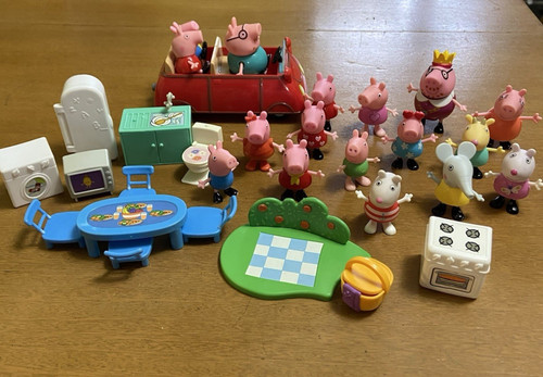Peppa pig figures and - peppa,