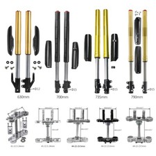 Forcelle anteriori 45/48 mm triplo albero per dirt bike cinese Apollo SSR Taotao Atomik