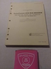 DATACOMM 208 B/A MODEM MANUALE